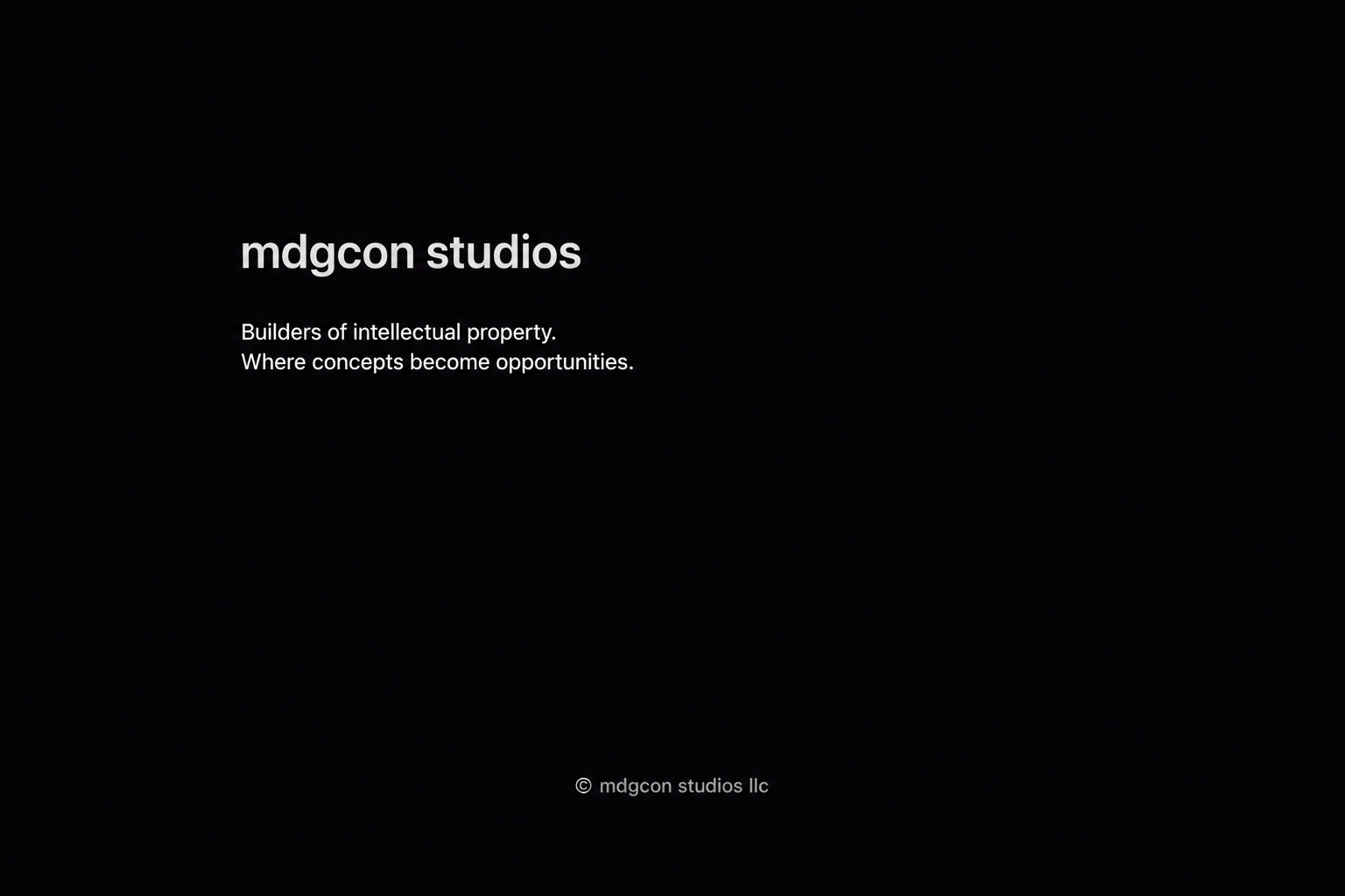mdgcon studios